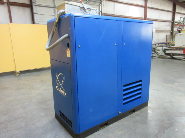 Used Rotary Screw Air Compressor - Quincy Model: QGB-60 - Photo 5