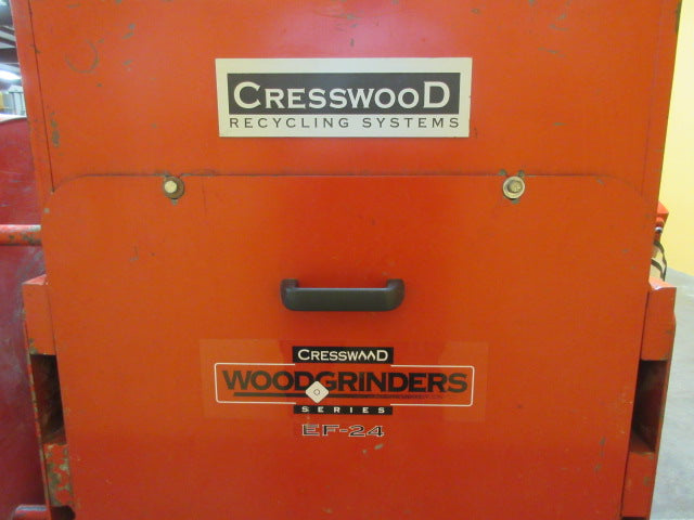 SOLD Used Horiznotal Wood Waste Grinder - Cresswood Model: EFA-244-AST