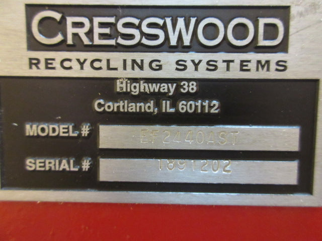 Used Cresswod Wood Waste Grinder - Model: EFA-2440AST - Photo 17