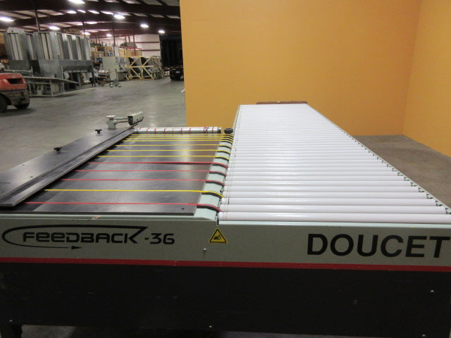 Used Doucet Receiving Conveyor - Model: FB-36-5-12-G - Photo 5