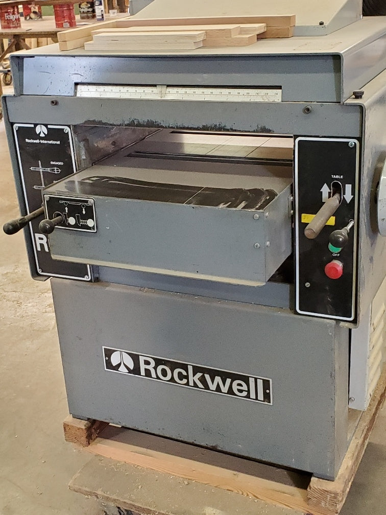 Rockwell thickness outlet planer