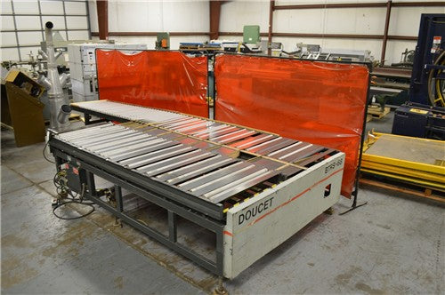 Used Doucet Receiving and Return Conveyor - Model BTRS-68 - Photo 2