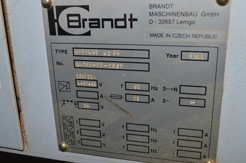 Used Edgebander - Brandt Model KD-554 - Photo 14