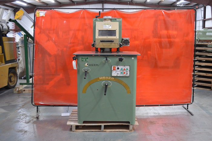 Used Mikron Curved Moulding Shaper with Router - Model M652R