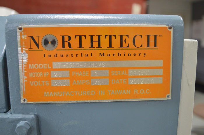 Used Northtech 26 Inch Helical Head Planner - Model 660C-20HCVS - Detail 9