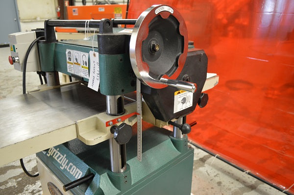 Used Grizzly 15 Inch Planer w/Byrd Tool Shelix Helical Head - Model G0453 - Detail 4