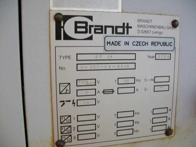 Used Brandt Automatic Single-Sided Edgebander - Model KD-54 - Detail 9