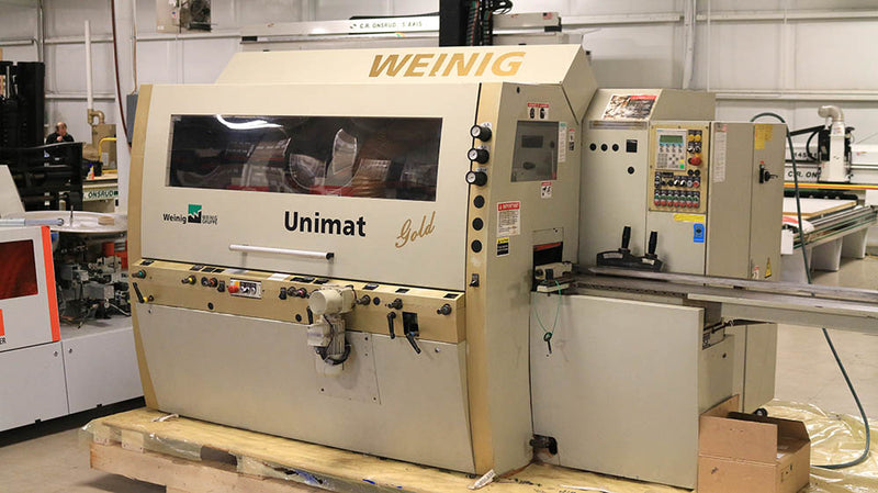 Used Weinig 6 Head Moulder with Auto Tool Setting  - Model: Unimat Gold - Photo 1