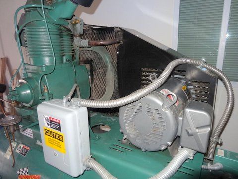 Used Champion 230-2 Cylinder Tank Mounted Air Compressor, - Model CASRSA31, HRS-12ADV - Photo 5
