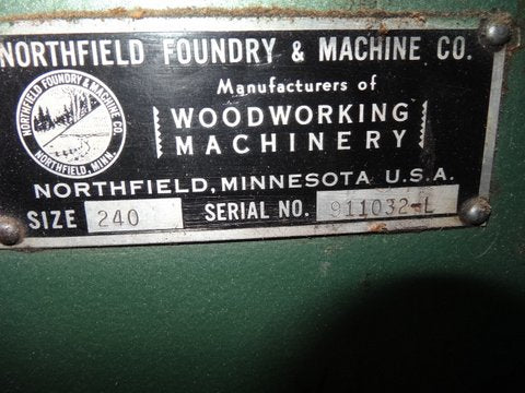 Used Double Surface Facing Planer - Northfield Model 240 - Photo 3
