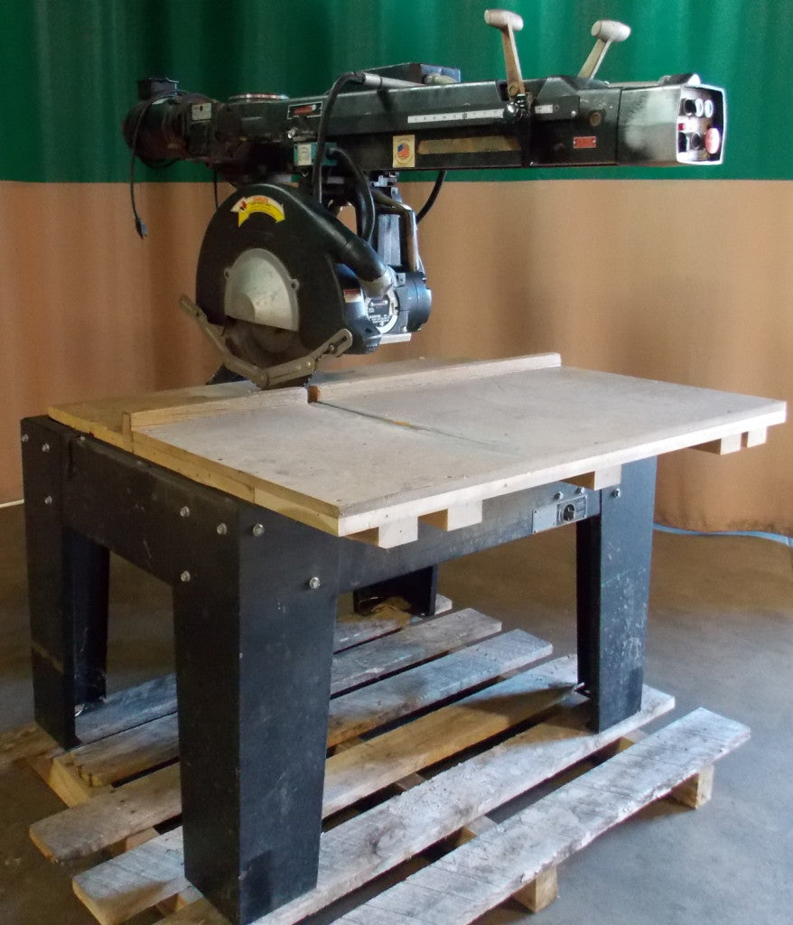 Second hand radial arm outlet saw