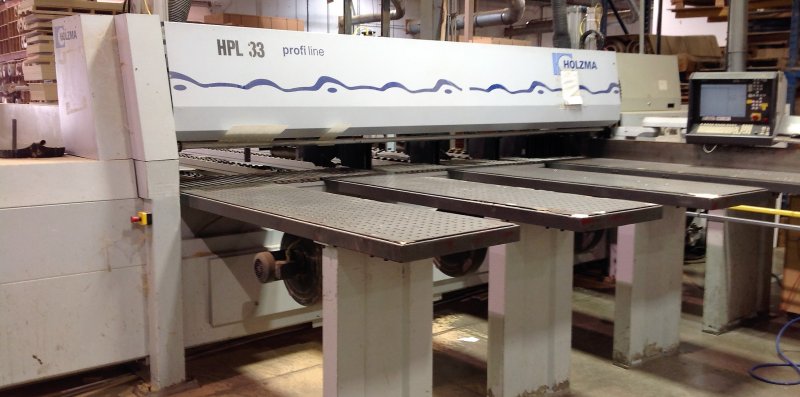 Used Rear Load Automatic Panel Saw - Holzma HPL-33/38/6