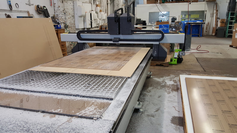Used Multicam 5 ft x 10 ft CNC Router – Model  3-204-R