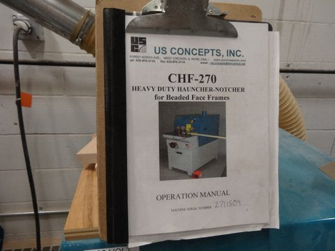Used US Concepts Notching Machine - Model: CHF-271 - Photo 6