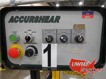Used Accurshear 10 Gauge Hydro Mechanical Shear - Model 613510 - Photo 5