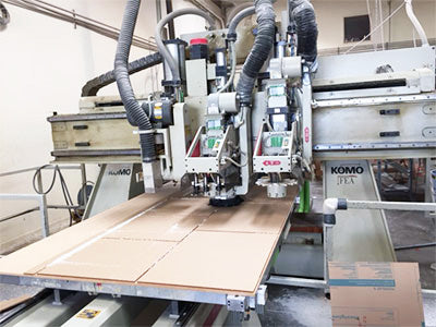 Used Komo VR512 - 3-Axis - Twin Spindle - Fixed Bridge CNC Router
