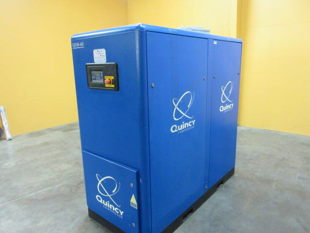 Used Rotary Screw Air Compressor - Quincy Model: QGB-60 - Photo 2