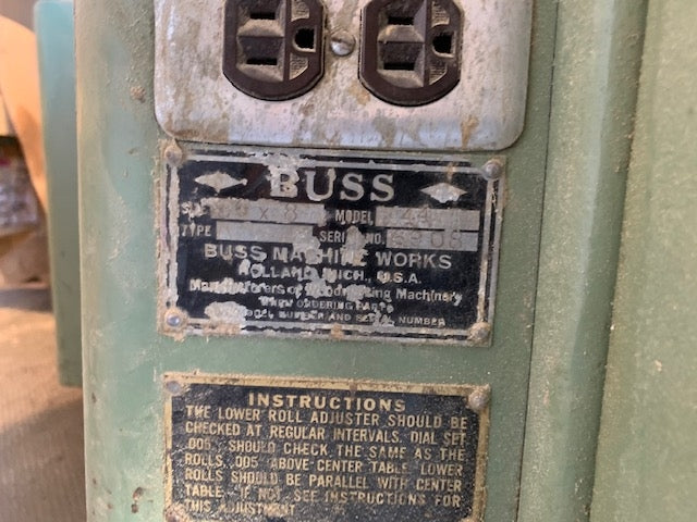 Used Buss Single Head Planer - Model 44 - Detail 6
