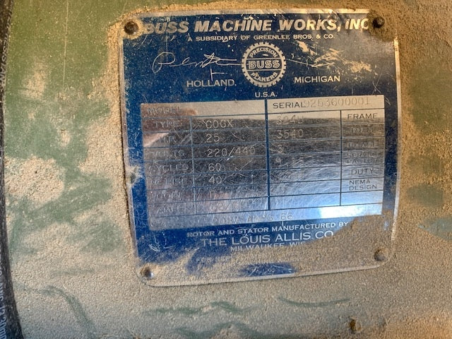 Used Buss Single Head Planer - Model 44 - Detail 3