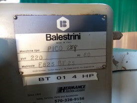 Used Balestrini Round-End Tenoner - Model PICO - Photo 6