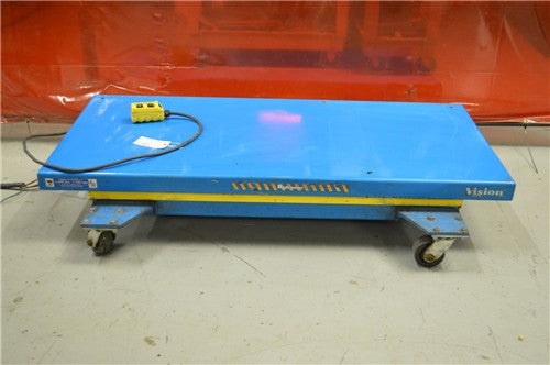 Used Bishamon Hydraulic Scissor Lift Table - Model 2500-36 - Photo 3