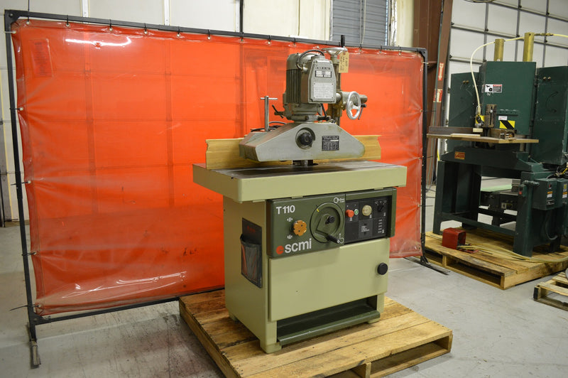 Used SCMI Shaper with 4 Roll Power Feeder - Model: 110A - Photo 2