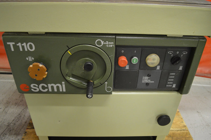 Used SCMI Shaper with 4 Roll Power Feeder - Model: 110A - Photo 5