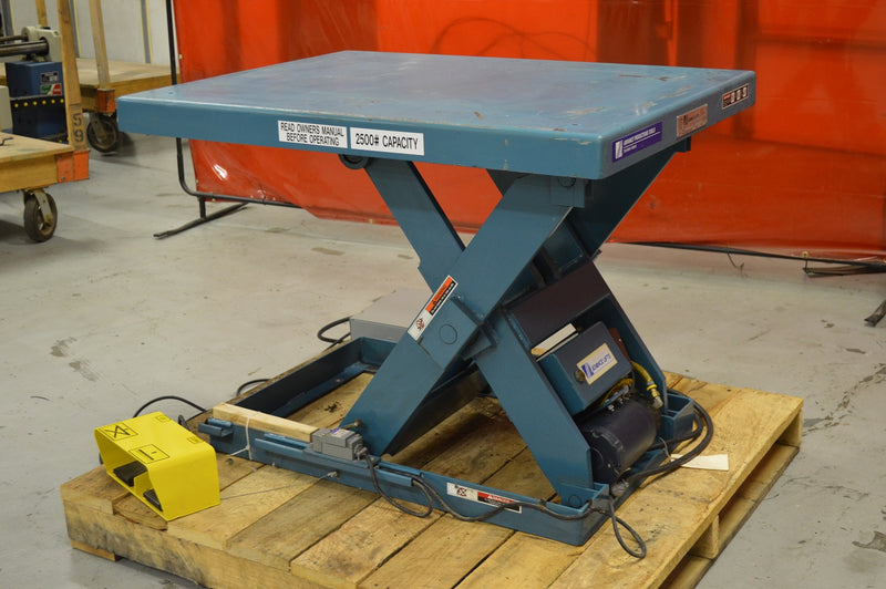 Used Advanced Equipment Scissor Lift Table- Photo 