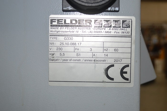 Used Felder Edgebander - Model G330 - Detail 12