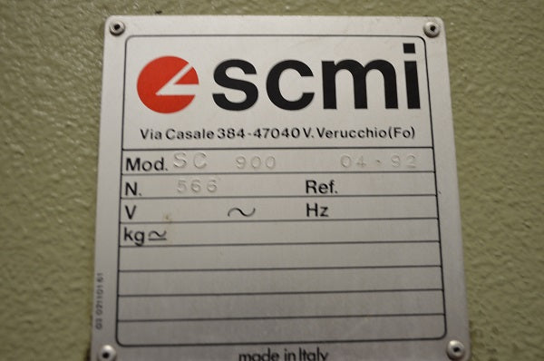 Used SCMI 36 Inch Bandsaw - Model SC900 - Detail 6