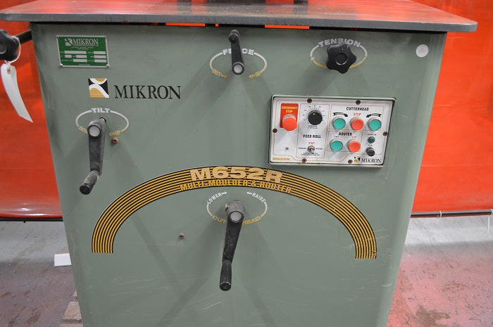 Used Mikron Curved Moulding Shaper with Router - Model M652R - Detail 6