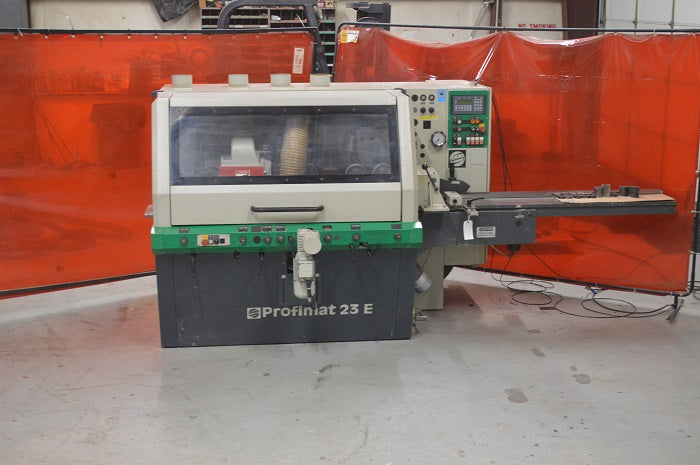 Used Weinig 5 Head Moulder with ATS Positioning System - Model P23E