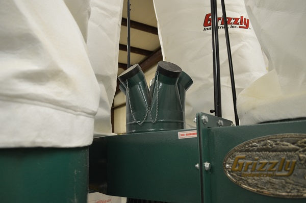 Used Grizzly 10 HP Dust Collector - Model G0673 - Detail 2
