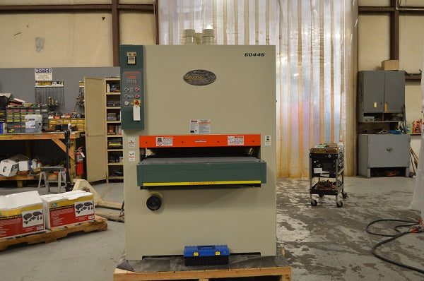 Used Grizzly Platen Type 37 Inch Wide Belt Sander - Model G0446  - Detal 4