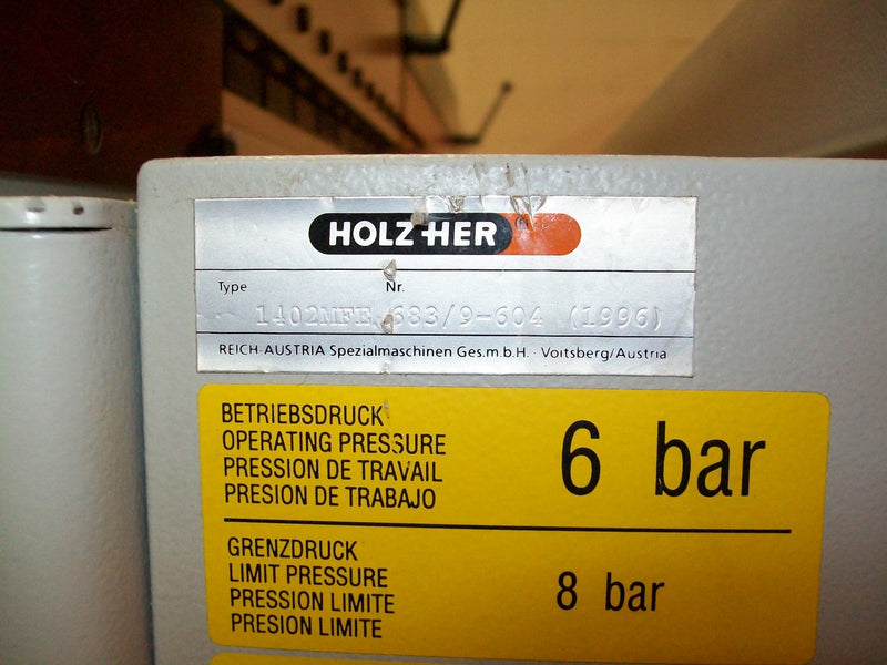 Used Holz-Her Single Sided Edgebander - Model 1435-SE - Detail 7