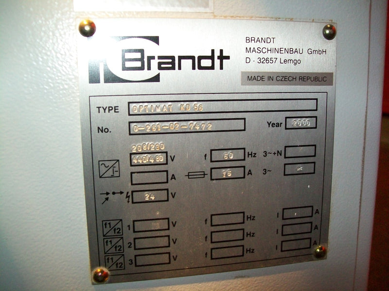 Used Brandt Automatic Edgebander - Model KD-55/56 - Detail 12