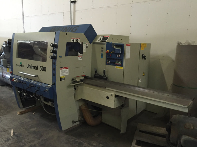 Used Weinig 5 Head Moulder - Model: Unimat 500 memory System-Rondamat 960 Select - Photo 1