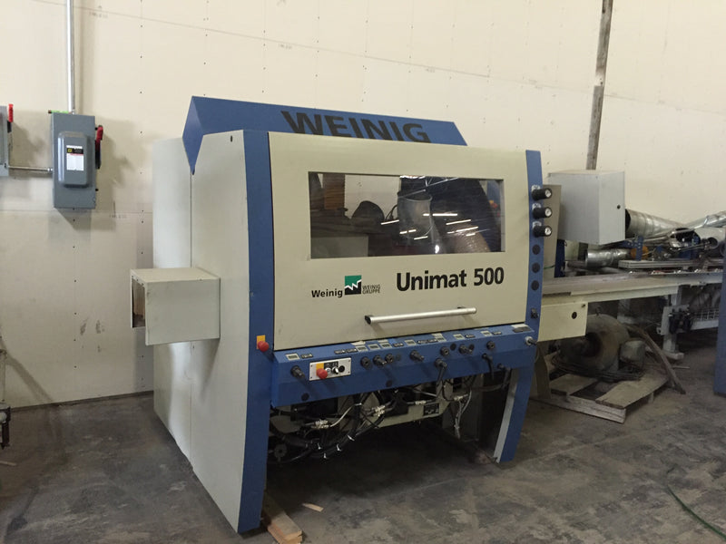 Used Weinig 5 Head Moulder - Model: Unimat 500 memory System-Rondamat 960 Select - Photo 2