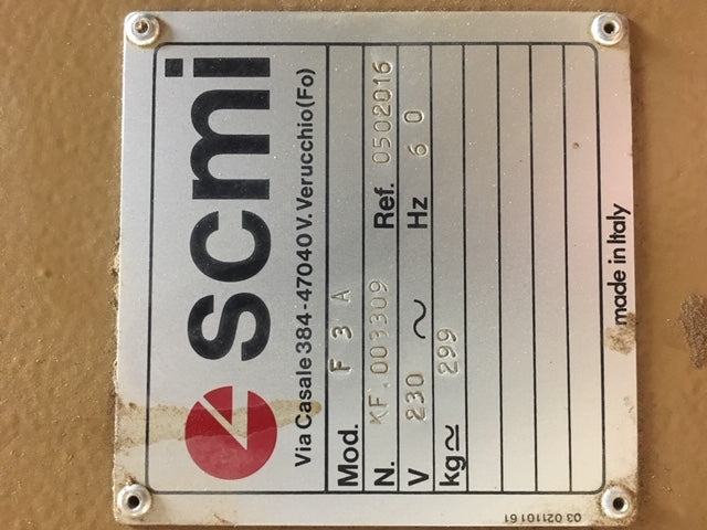 Used SCMI Jointer - Model F3A - Detail 3