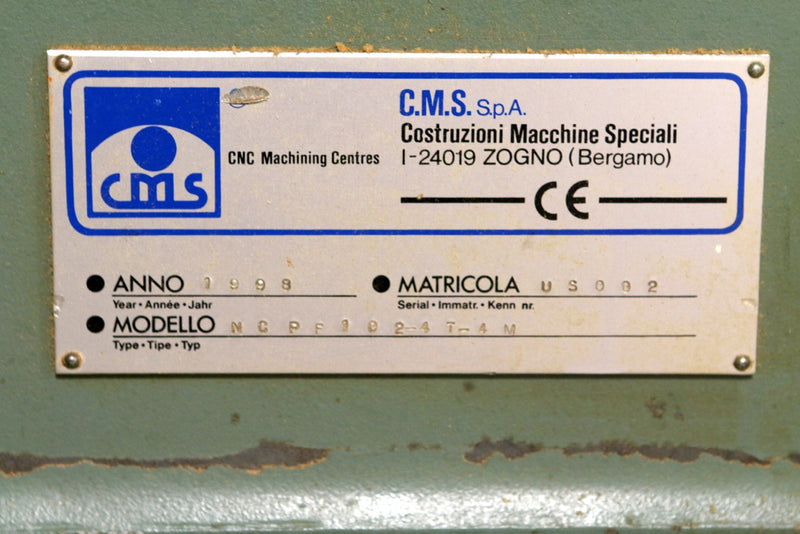 Used CMS Fixed Bridge Twin Table CNC Machining Center - Model: PF 102-4T+4M - Photo 12