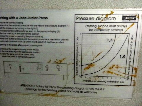 Used Joos Junior 4' x 8' Heated Laminate Press - Photo 5