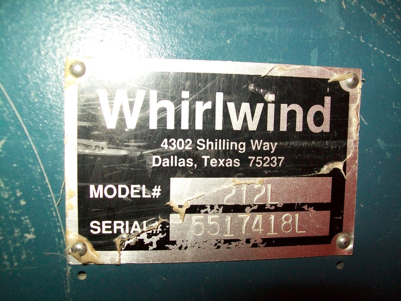 Used Whirlwind Left Hand Pneumatic Under Cut-Off Saw - Model 212-LH - Detail 5