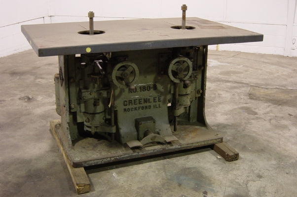 Used Greenlee Single/Double Shaper - Model 180-B - Photo 2