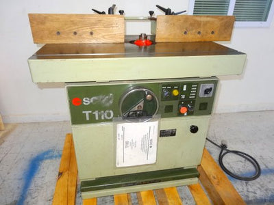 Used Single Spindle Shaper - SCMI T-110 - Woodworking Machinery Man