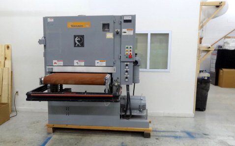 Used Timesavers Single Head Conveyor Fead WIde Belt Sander - Model 137-1HD75 - Photo 1