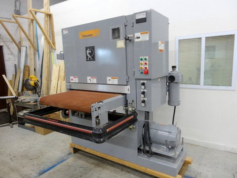 Used Timesavers Single Head Conveyor Fead WIde Belt Sander - Model 137-1HD75 - Photo 4