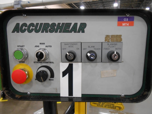 SOLD/ Used Accurshear 10 Gauge Hydro Mechanical Shear - Model 613510 - Photo 