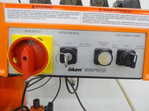 Used Blum Minipress P – Coast Machinery Group