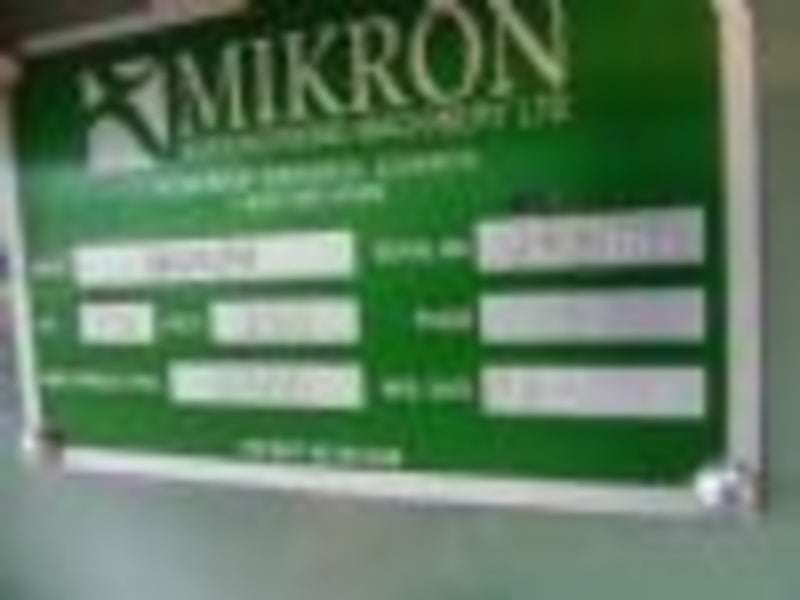 Used Mikron Heavy Duty Radius Moulder machine - Model: M652R - Photo 6