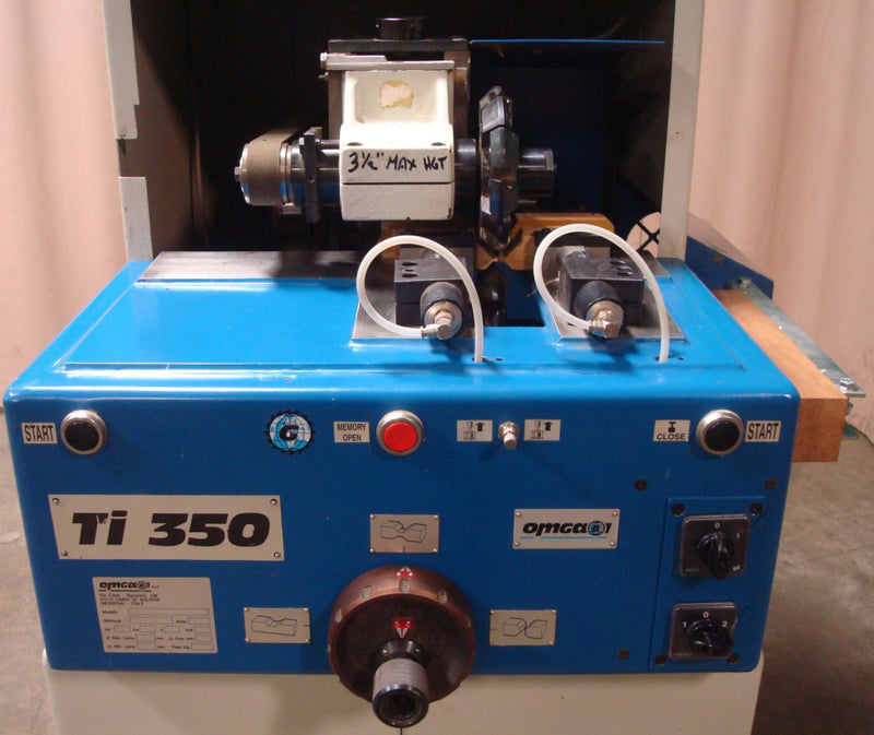 Used Omga1/2 Lap Notcher Model TI3350 with Omga FP4000 Feed & Out Feed Bench - Photo 6